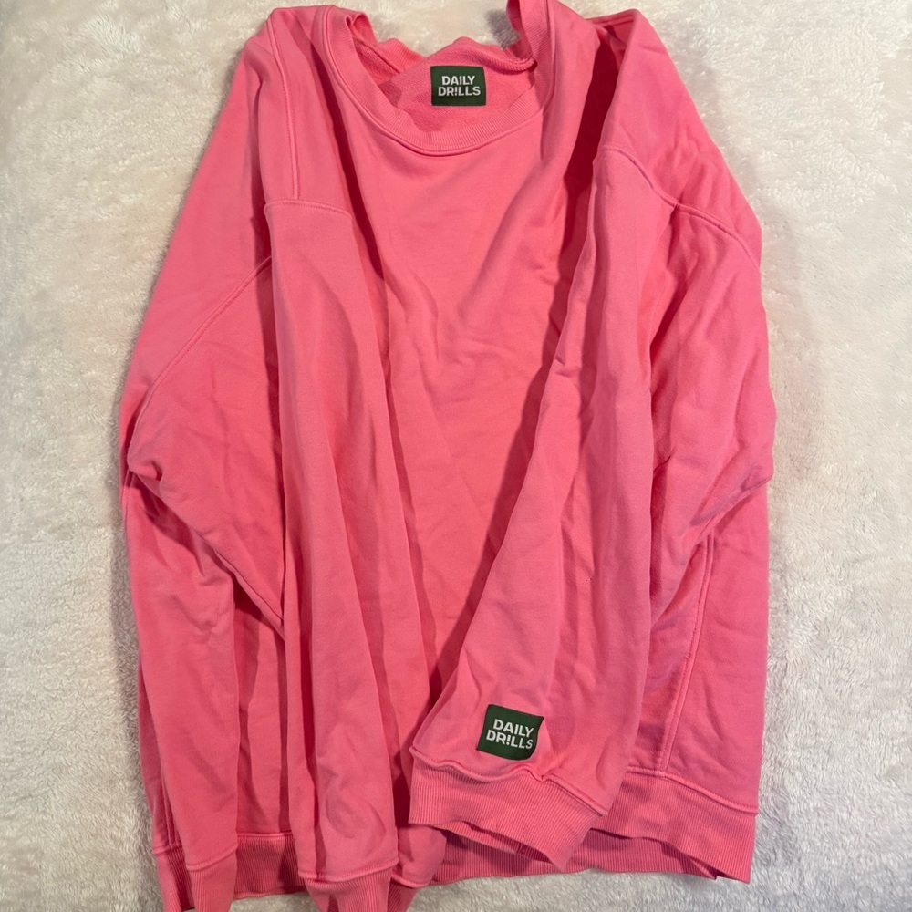 Daily Drills Cheeks Unisex Oversized Crew M/L